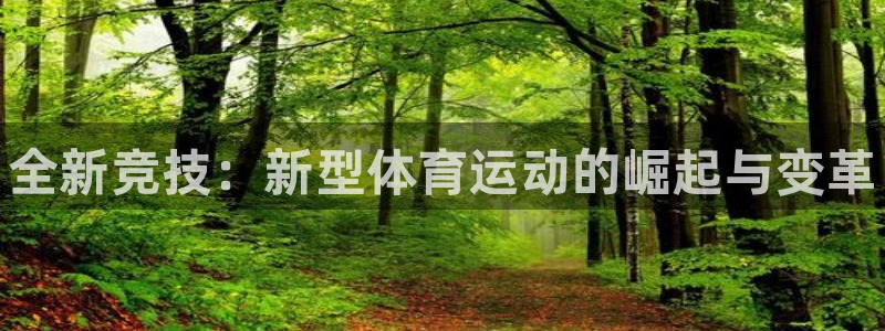 yy易游官方正版app科技：全新竞技：新型体育运动的